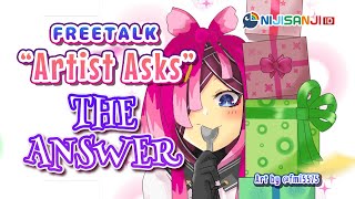 【FREETALK】ARTIST ASKS: THE ANSWER【 NIJISANJI | Derem Kado 】