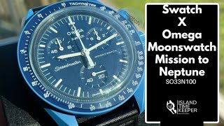 Omega x Swatch Mission to Neptune Moonswatch  Unboxing with Review and Information
