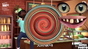 Man screaming Johnny! In Joey’s Weird Effect Powers