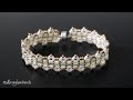 Elegant beaded bracelet diy. Jewelry making tutorial