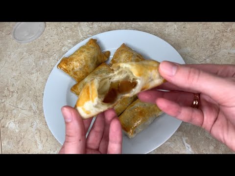 Конвертики из слоеного теста