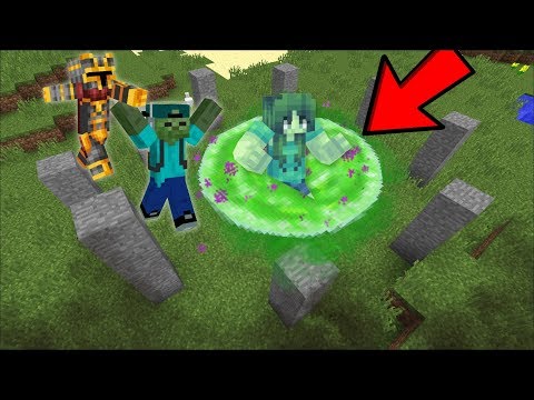 MARIE FALLS INSIDE A DANGEROUS GREEN PORTAL !! MARK AND MC NAVEED SAVE ZOMBIE !! Minecraft Mods