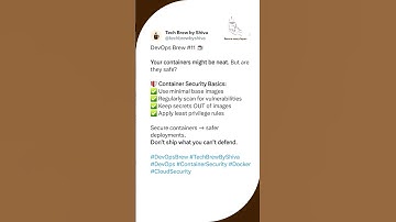 How to Secure Docker Containers — DevOps Brew #11 ☕