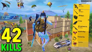 42 Kills😍ALL PRO PLAYERS RUSHED ME in APARTMENTS🔥PUBG Mobile - BGMI screenshot 5
