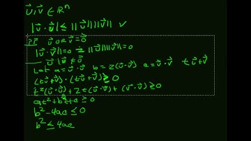 Cauchy-Schwarz, Triangle Inequality, Pythagorean Theorem