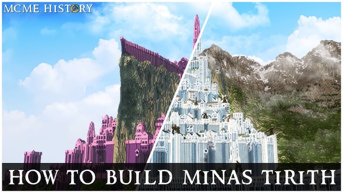 Minecraft Player Recreates Part of Minas Tirith from Lord of the Rings