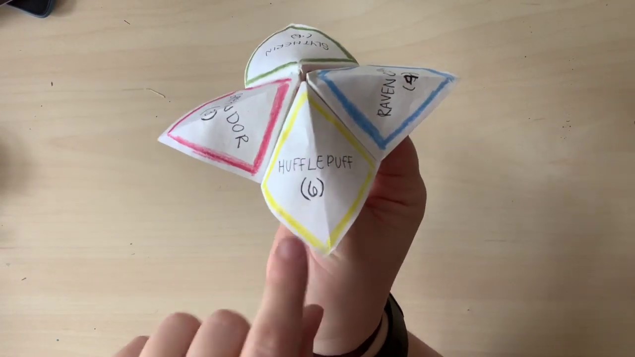 Harry Potter Crafts Fortune Teller! YouTube