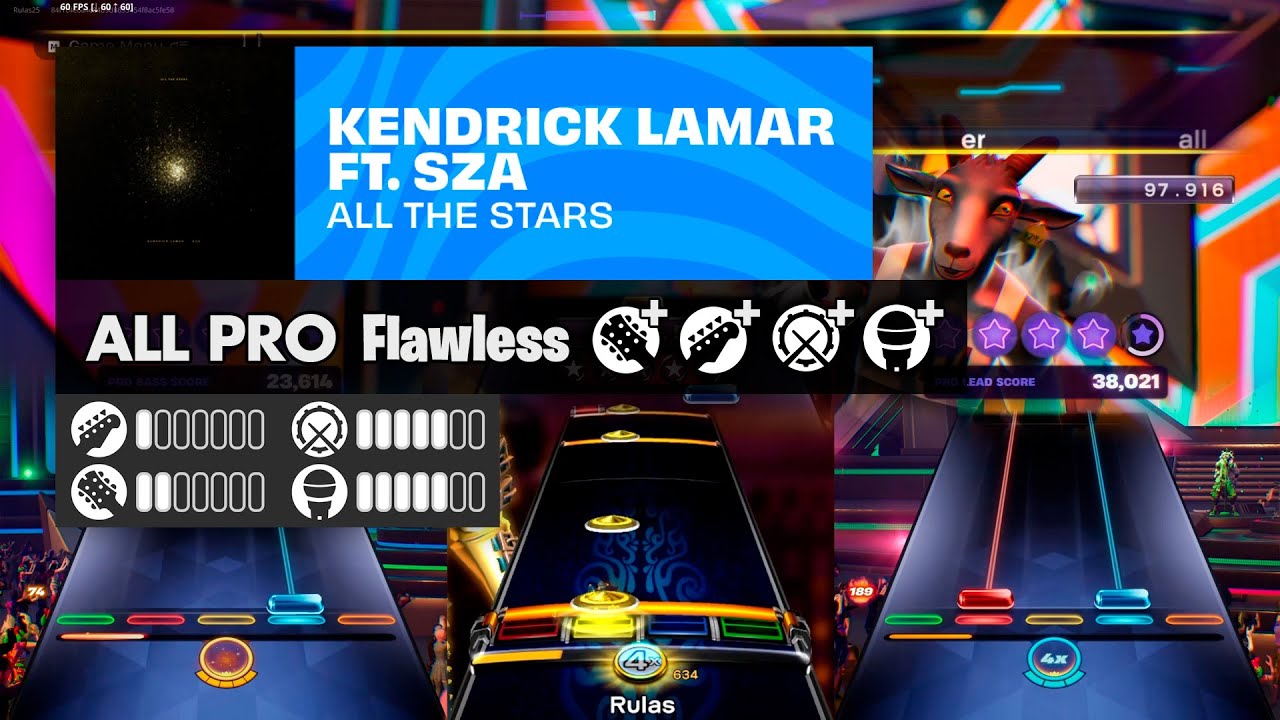 "All The Stars" - Kendrick Lamar ft. SZA | Expert All Pro Instruments* Flawless | Fortnite Festival