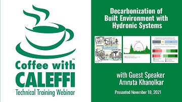 Decarbonization of Built Environment with Hydronic Systems