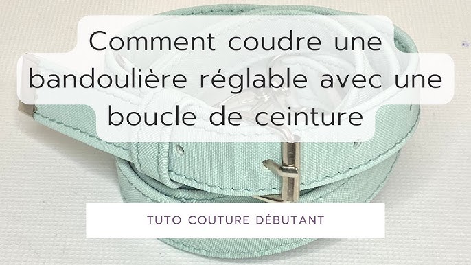 Créer une lanière réglable (et amovible) pour vos pochettes, sacs et  accessoires ! - Les tutos couture de Dodynette