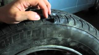 DIY Tire Repair: Fixing sidewall puncture with plug patch kit screw nail lasted over 3 years