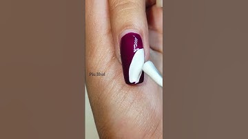Thumbnail of easy nail art design #nailart #shorts