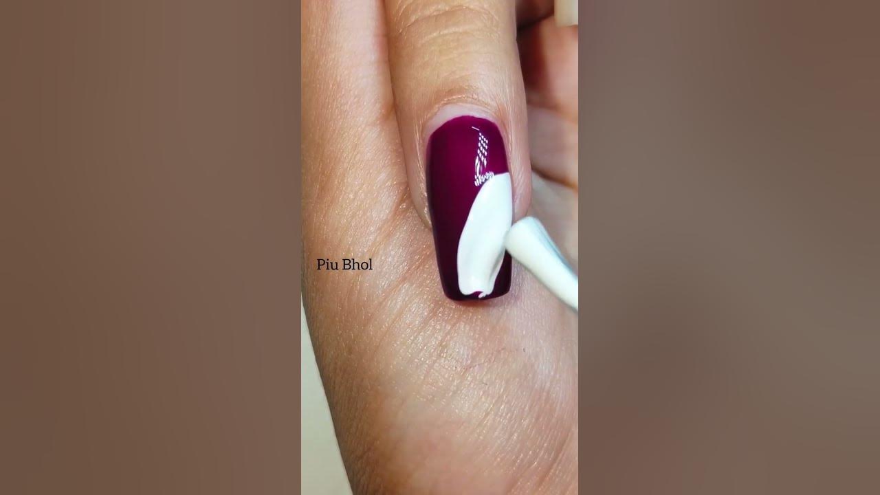 easy nail art design #nailart #shorts