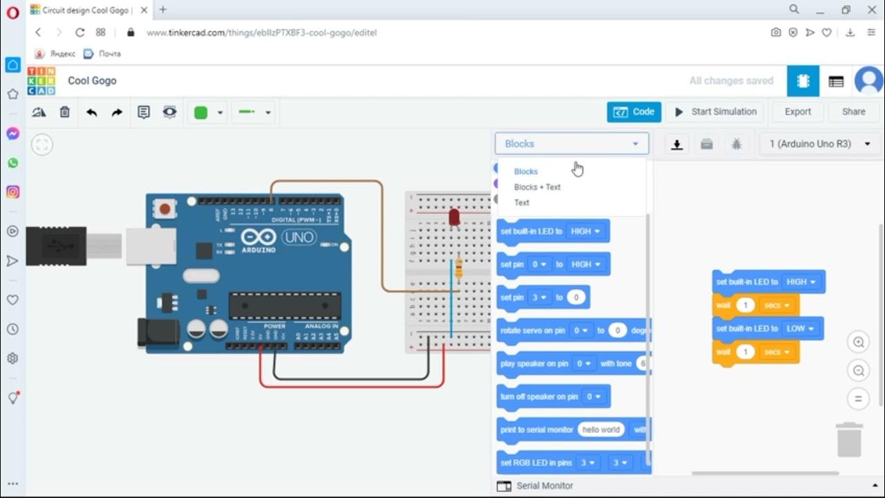 Tutorial Arduino Sederhana Menggunakan Tinkercad || Tugas Mata Kuliah ...
