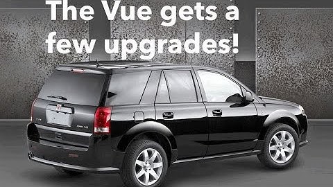 The vue gets new led headlights and a stereo upgrade