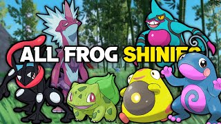 I Caught EVERY SHINY FROG Pokemon In Scarlet And Violet