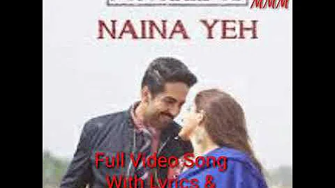 Naina Yeh. Article 15. Full Video Song With Lyrics & English translation.