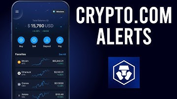 How To Create Alerts Using Crypto.com App