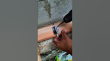 installing window latch #woodworking #carpenter #wood #shorts #diy