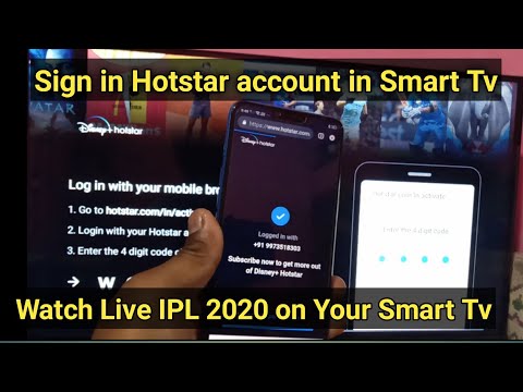 How to sign in Hotstar on Smart tv