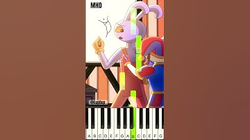 Jax & Pomni’s misunderstanding @lupdup - Piano Tutorial