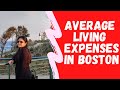 COST OF LIVING IN BOSTON (USA) | Average living expenses as a Student #Studentlife #MBAStudentinUS