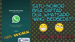 Tutorial : Cara Mendaftar 2 Whatsapp Berbeda Dengan 1 Nomor HP Yang Sama. Keren Deh - Durasi: 12.24. 