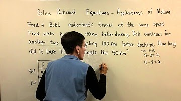 Motion Story Problems Part 2