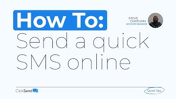 How to send a quick SMS | ClickSend Quick Tips