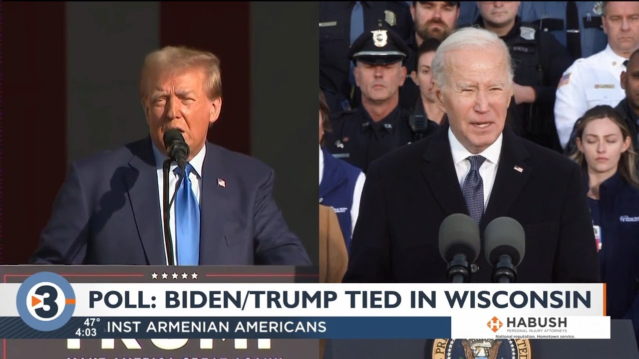 Poll finds Biden has slight edge over Trump in Wisconsin, lower support ...