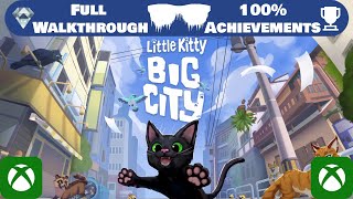 Little Kitty Big City  New Gamepass Game  Fast Achievements Guide  1000gs