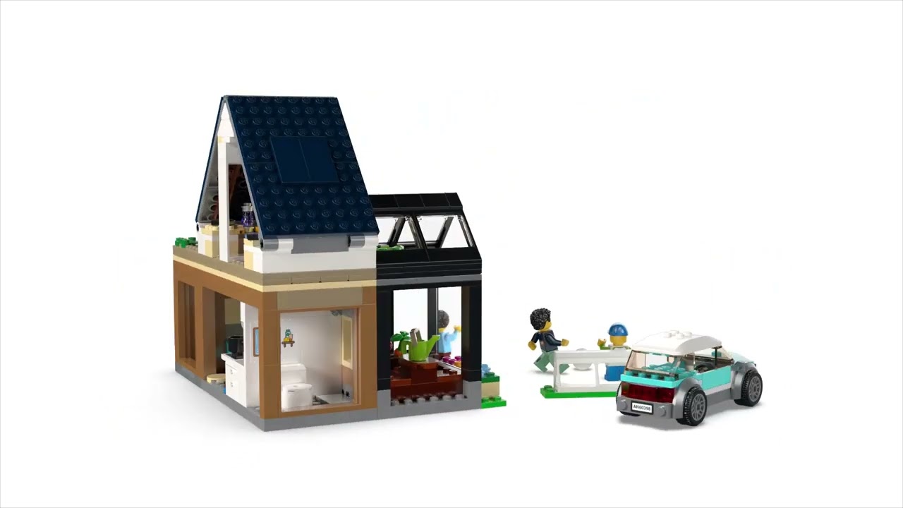 Конструктор LEGO City Сімейний будинок й електромобіль (60398