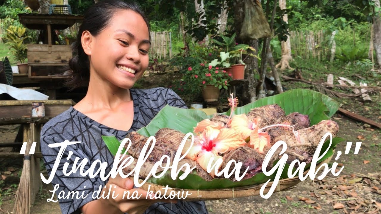 Filipino Traditional Snack “Tinaklob” (Taro) a day in my life making snack