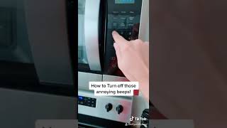 How to Turn off sounds on a whirlpool microwave