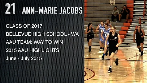 Ann Marie Jacobs 2015 AAU Basketball Highlights