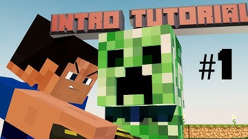 Minecraft Intro Tutorial (Cinema 4D and After Effects) #1
