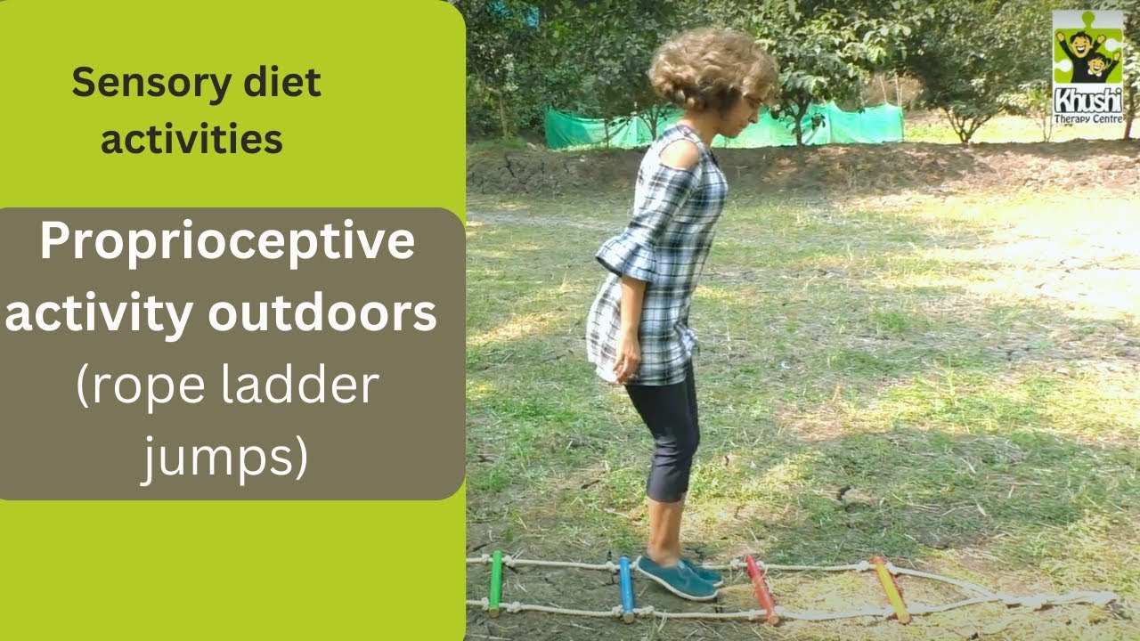 Ep 143 Proprioceptive activities for Sensory Diet | Jumps on rope ladder | Reena Singh