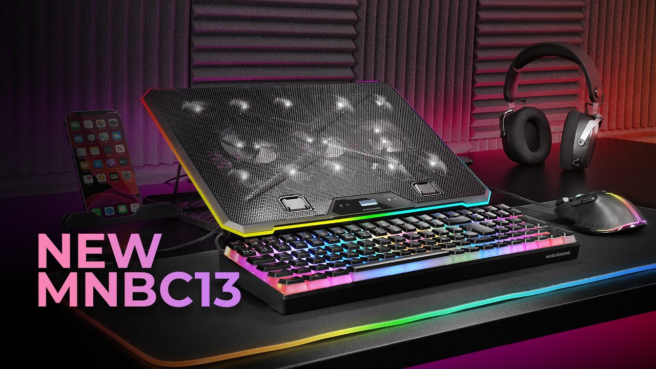 The Best Cooling Pad  & Stand for Laptop MNBC13 | Mars Gaming