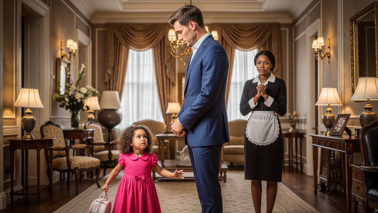 The Maid’s 3 Year Old Toddler Packed Her Bag To Follow The Billionaire… What Happened Next Will Brea