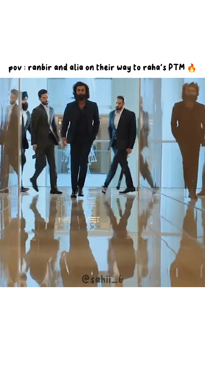 on their way to tell the teacher off 🔥 #ranbirkapoor #aliabhatt #rahakapoor
