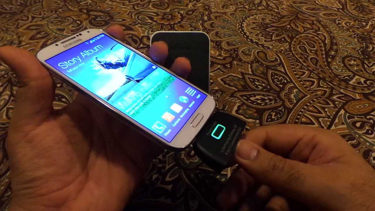 Samsung Galaxy S4 - 4 in 1 USB connector - YouTube