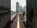 Front view ride on skytrain w/my pics i took various skytrain New WestminsterB.C Can.