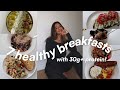 Healthy breakfasts with 30g protein in under 15 min  hormone balancing  easy recipes