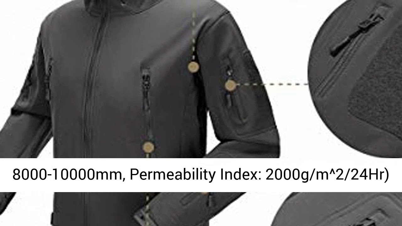 free soldier men's outdoor waterproof soft shell hooded military tactical jacket