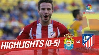 Resumen de UD Las Palmas vs Atlético de Madrid (0-5)