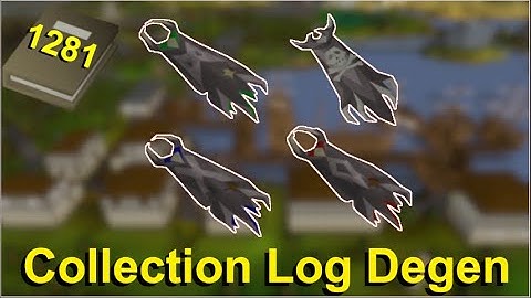 The Rarest Cape Set from Clue Scrolls  ~ Ironman Collection Log Degen E83