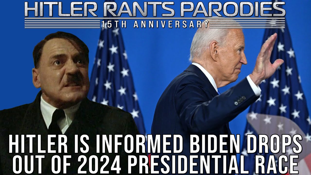 Hitler is informed Biden drops out of 2024 presidential race