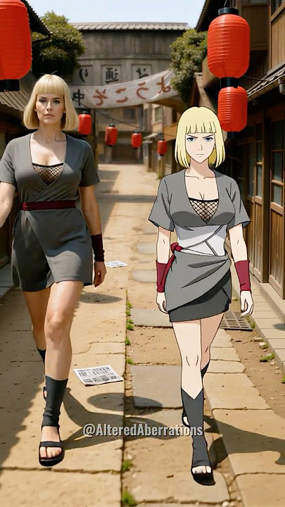 NARUTO: Anime vs Real Life 🌪️🌕 (Yugito, Hanabi, Samui, & More)