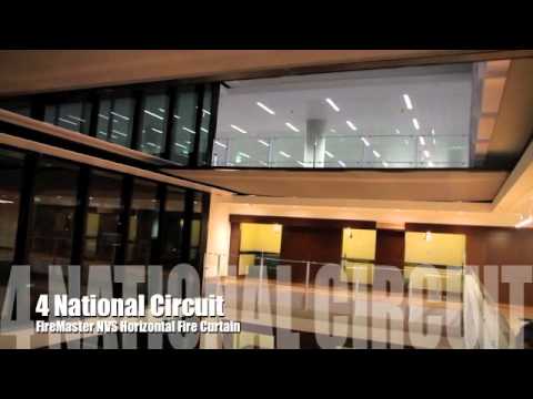 Horizontal NVS Fire Curtain - 4 National Circuit