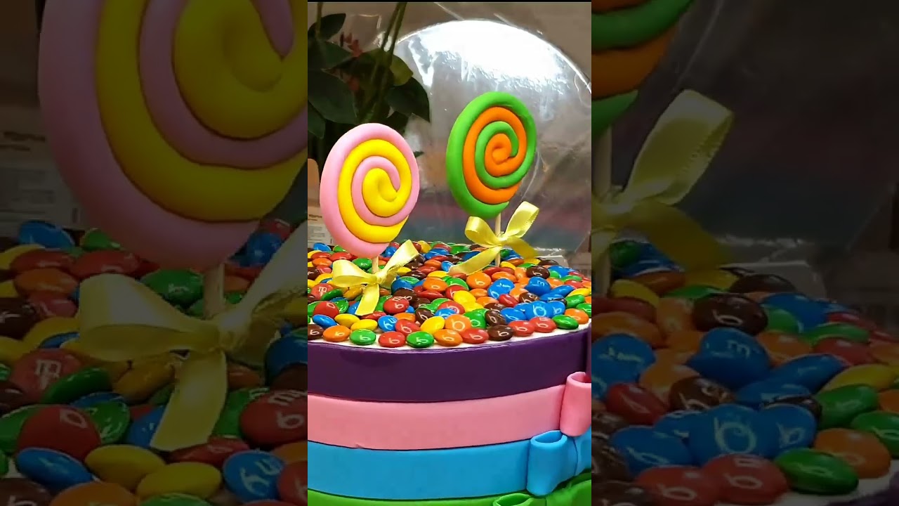 This Rainbow Candy Cake Is Every Kid’s Dream! 🎂🍭 